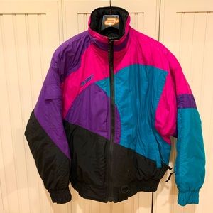 Ladies Vintage Snowmobile Coat.